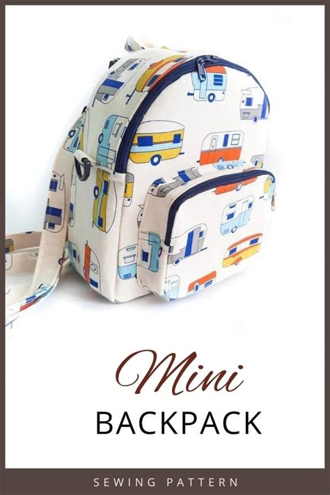 Mini Backpack Sewing Pattern .